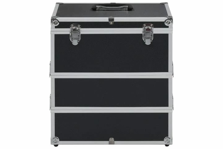 Sminkeveske 37x24x40 Cm Svart Aluminium - Bilde 12