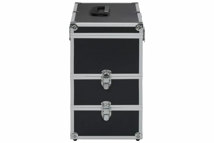 Sminkeveske 37x24x40 Cm Svart Aluminium - Bilde 14