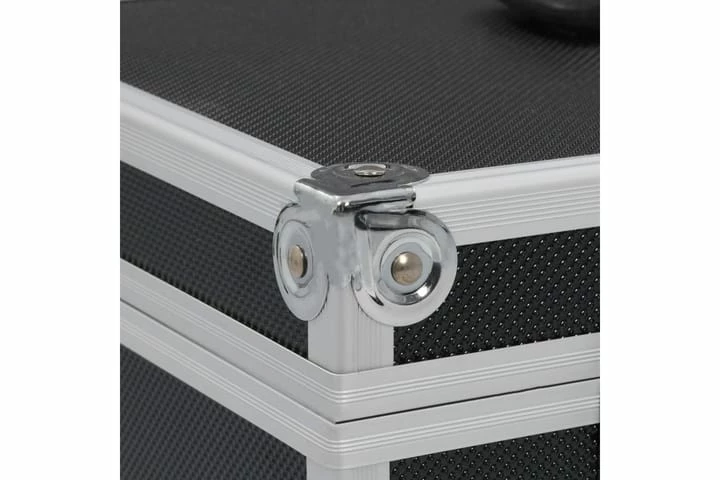 Sminkeveske 37x24x40 Cm Svart Aluminium - Bilde 9