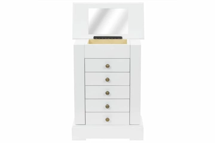 Smykkeskrin Med Speil MDF 25x13,5x34 Cm - Bilde 15