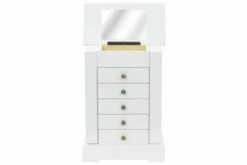 Smykkeskrin Med Speil MDF 25x13,5x34 Cm