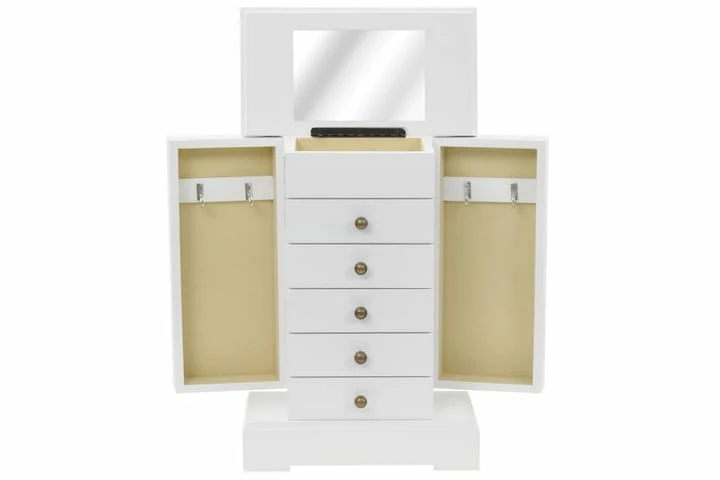 Smykkeskrin Med Speil MDF 25x13,5x34 Cm - Bilde 14