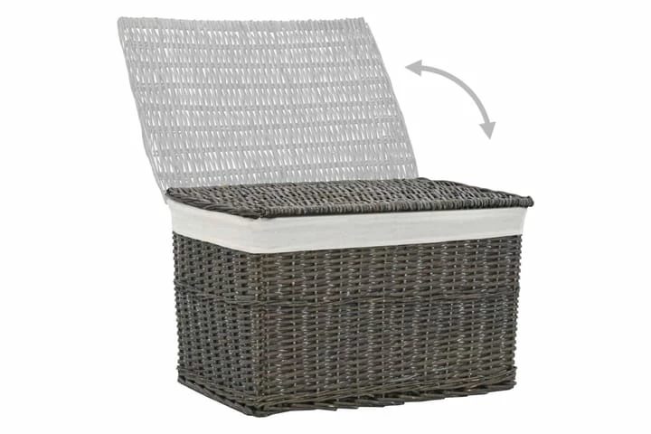 Stablebart Kurvsett 6 Stk Grå Naturlig Seljetre - Bilde 7