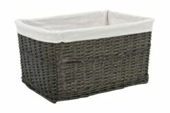 Stablebart Kurvsett 6 Stk Grå Naturlig Seljetre