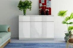 Stintino Kommode 120x40x97 Cm Med 3 Dører + 3 Skuffer