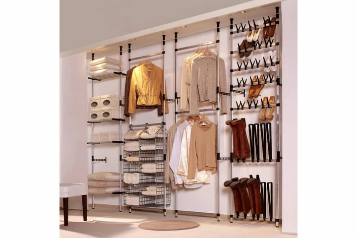 Teleskopisk Støvelstativ Med Stenger Aluminium - Bilde 11