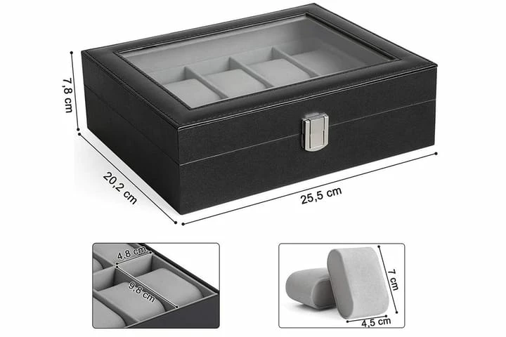 Songmics Tianna Skrin Til Klokker - Bilde 2