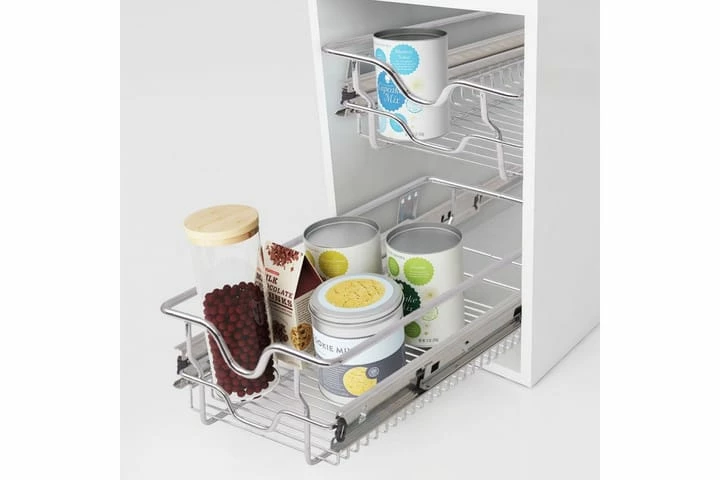 Uttrekkbare Kurvskuffer 2 Stk 300 Mm - Bilde 3