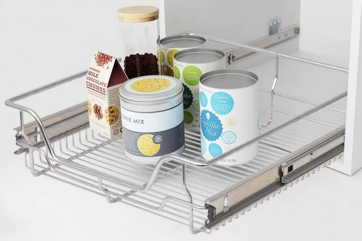 Uttrekkbare Kurvskuffer 2 Stk 500 Mm