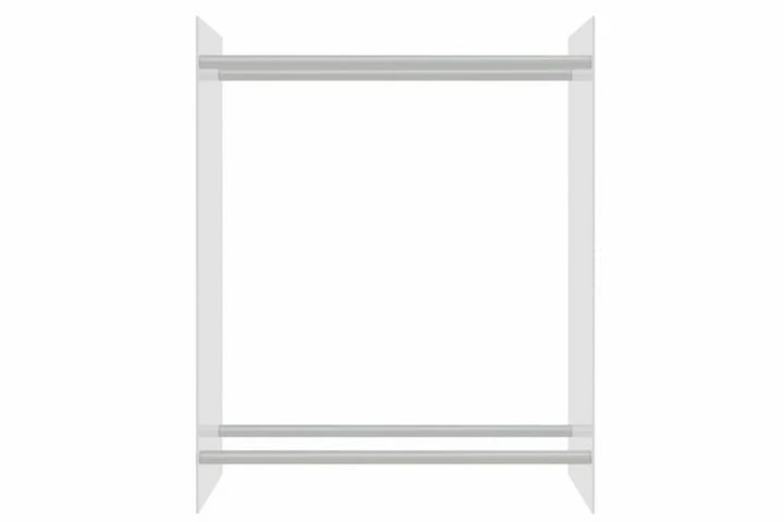 Vedstativ Gjennomsiktig 80x35x100 Cm Herdet Glass - Bilde 3