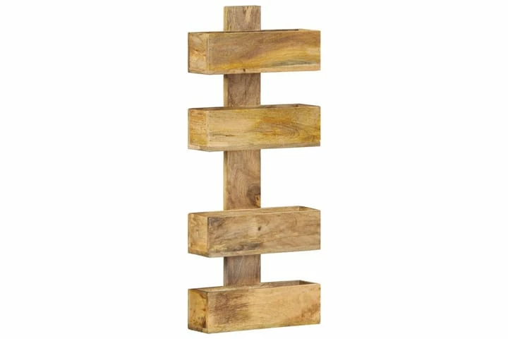 Vegghengt Magasinhylle 30x11x72 Cm Heltre Mango - Bilde 4