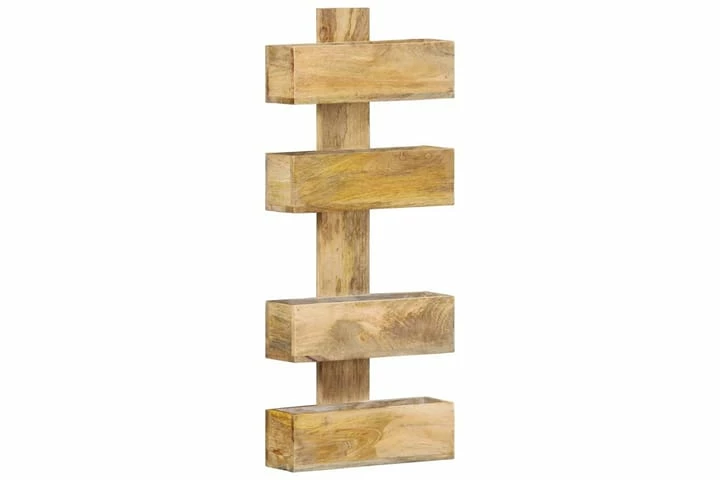 Vegghengt Magasinhylle 30x11x72 Cm Heltre Mango - Bilde 7