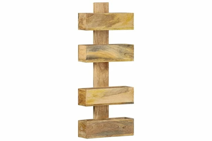 Vegghengt Magasinhylle 30x11x72 Cm Heltre Mango