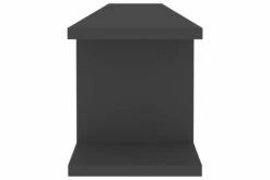 Vegghyller 2 Stk Grå 105x18x20 Cm Sponplate