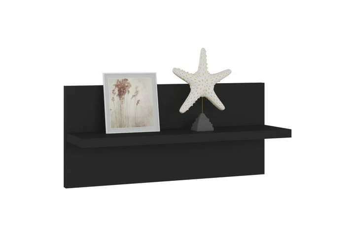 Vegghyller 2 Stk Svart 40x11,5x18 Cm Sponplate - Bilde 13