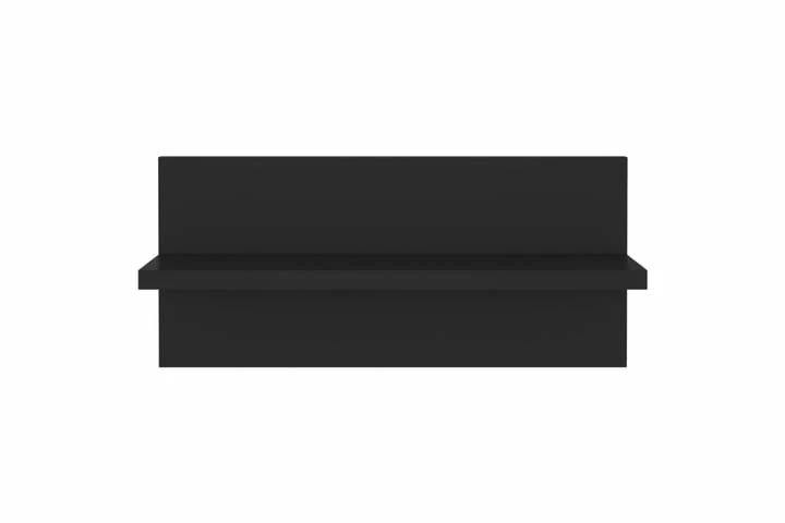 Vegghyller 2 Stk Svart 40x11,5x18 Cm Sponplate - Bilde 3