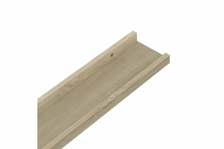 Vegghyller 4 Stk Sonoma Eik 40x9x3 Cm