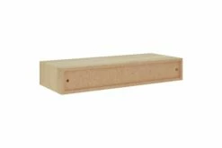 Veggmonterte Skuffehyller 2 Stk Eik 60x23,5x10 Cm MDF