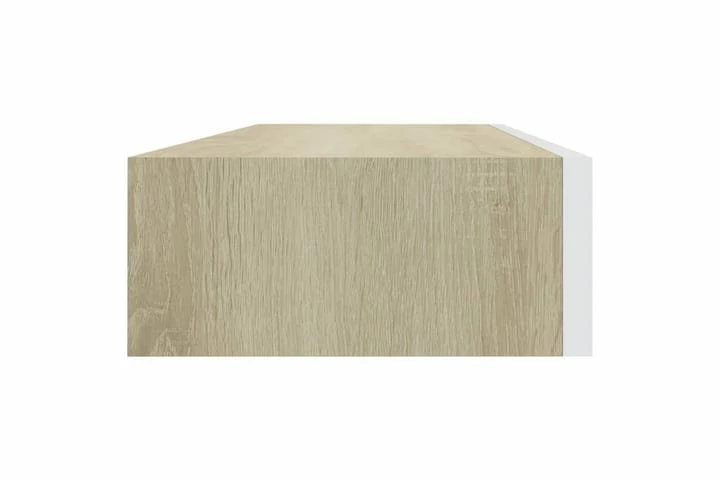 Veggmonterte Skuffehyller 2 Stk Eik Og 60x23,5x10 Cm MDF - Bilde 18