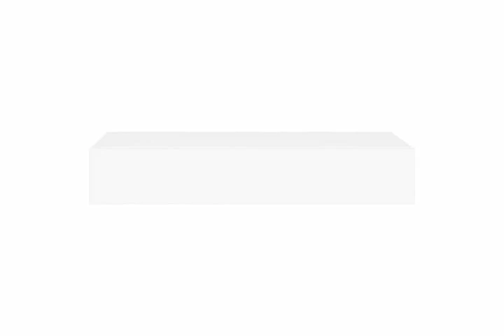 Veggmonterte Skuffehyller 2 Stk Hvit 60x23,5x10 Cm MDF - Bilde 19