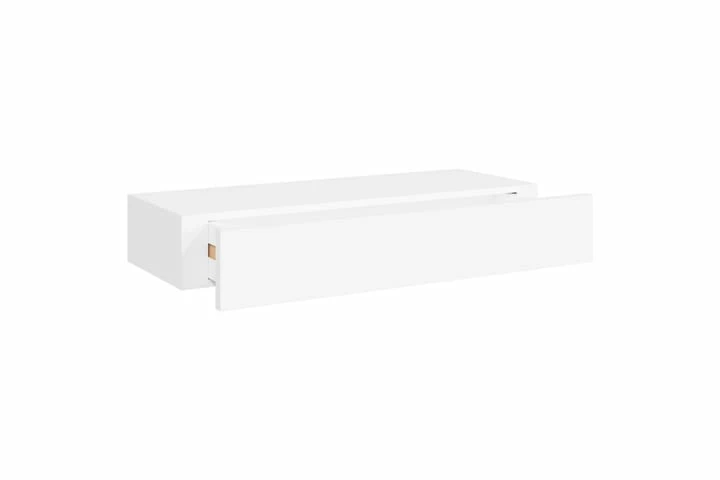 Veggmonterte Skuffehyller 2 Stk Hvit 60x23,5x10 Cm MDF - Bilde 8