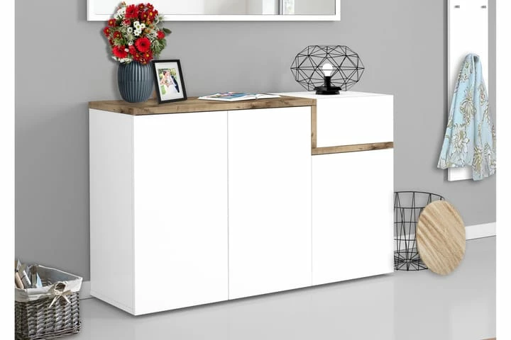 Zetera Skoskap 120x40 Cm 3 Dører - Bilde 3