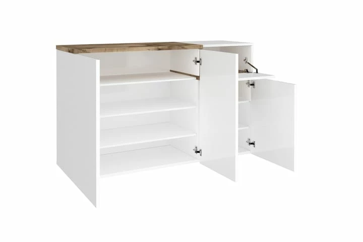 Zetera Skoskap 120x40 Cm 3 Dører - Bilde 5